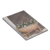 Champagne Wheelbarrow 1985 Notitieboek (Rechterzijde)