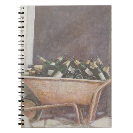 Champagne Wheelbarrow 1985 Notitieboek (Voorkant)