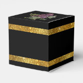 Champagne wijngaard bruiloft receptie gunst bedankdoosjes (Achterkant)