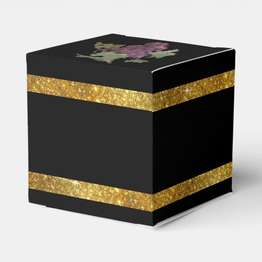 Champagne wijngaard bruiloft receptie gunst bedankdoosjes (Achterkant)