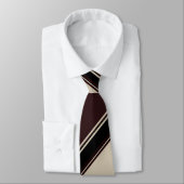 Champagne Wine en Blackberry Striped Stropdas (Gebonden)