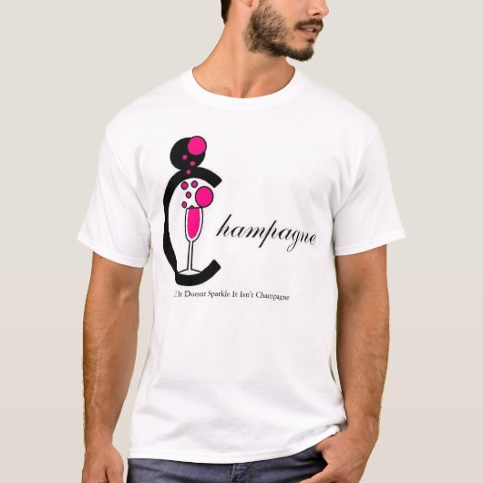Champagne Wishes T-shirt (Voorkant)