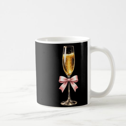 Champagne With Nk Bow For Women Luxurious New Year Koffiemok (Rechts)
