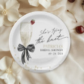 Champagne Ze gaat trouwen Bruidsborrel Papieren Bordje