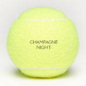 Champagneavond Tennisballen (Voorkant)