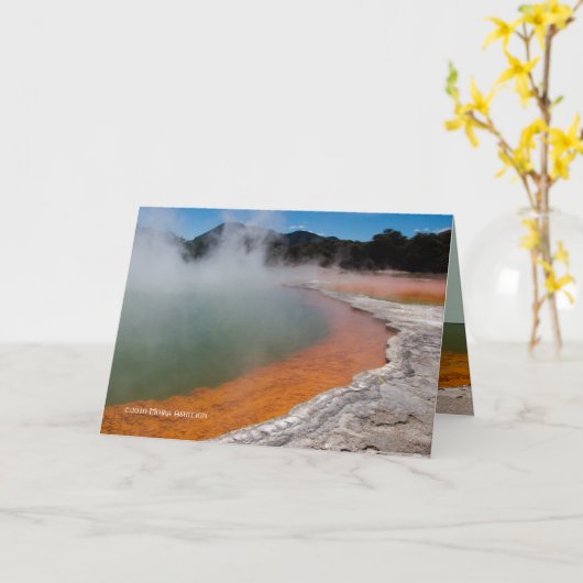 Champagnebaden Kaart (Gele Bloem)