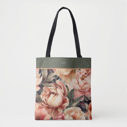 Champagnebloem Tote Bag (Voorkant)
