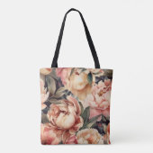 Champagnebloem Tote Bag (Achterkant)