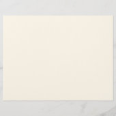 champagnebloemen Tri-Fold trouwprogramma (Achterkant)