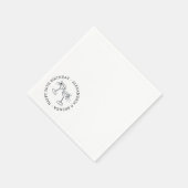 champagneboog servet (Hoek)