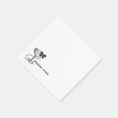 champagneboog servet (Hoek)