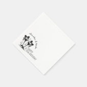 champagneboog servet (Hoek)