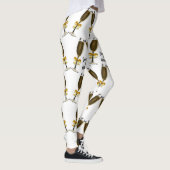 Champagnebril met Golden Bows Leggings (Rechts)