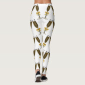 Champagnebril met Golden Bows Leggings (Achterkant)