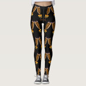 Champagnebril met Leggings van Golden Bows (Voorkant)