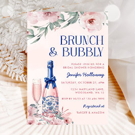 Champagnebrunch en bubbelig Vrijgezellenfeest Kaart