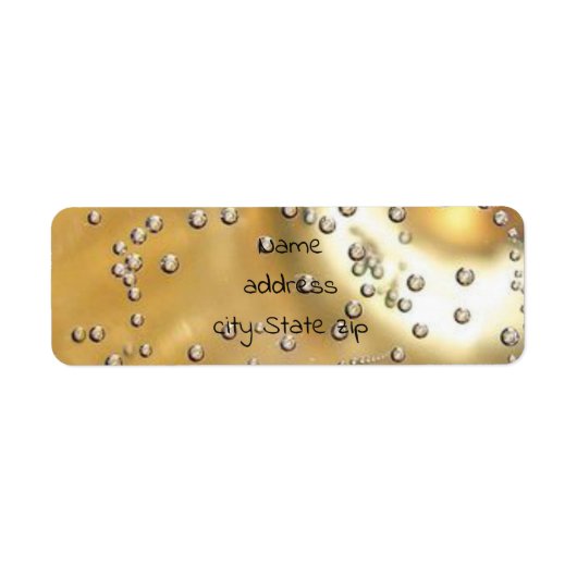 Champagnebubbels 2 etiket (Voorkant)