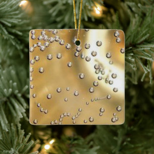 Champagnebubbels 2 keramisch ornament