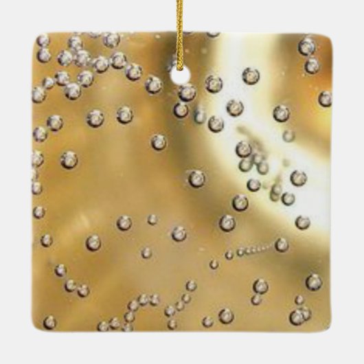 Champagnebubbels 2 keramisch ornament (Achterkant)