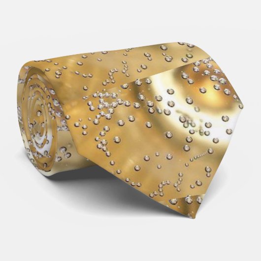 Champagnebubbels 2 stropdas (Opgerold)