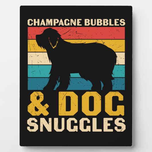 champagnebubbels fotoplaat (Voorkant)