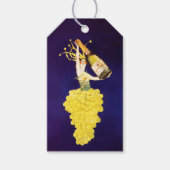 Champagnedruiven cadeaulabel (Voorkant)