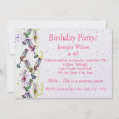 Champagnefeest/ Verjaardag Kaart (Voorkant)