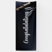 Champagnefles & glazen spandoek (Verticaal)