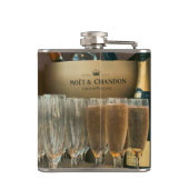 Champagnefles Heupfles (Achterkant)