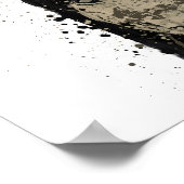 Champagnefles Muur Kunstprint 'Vanta' Poster (Hoek)