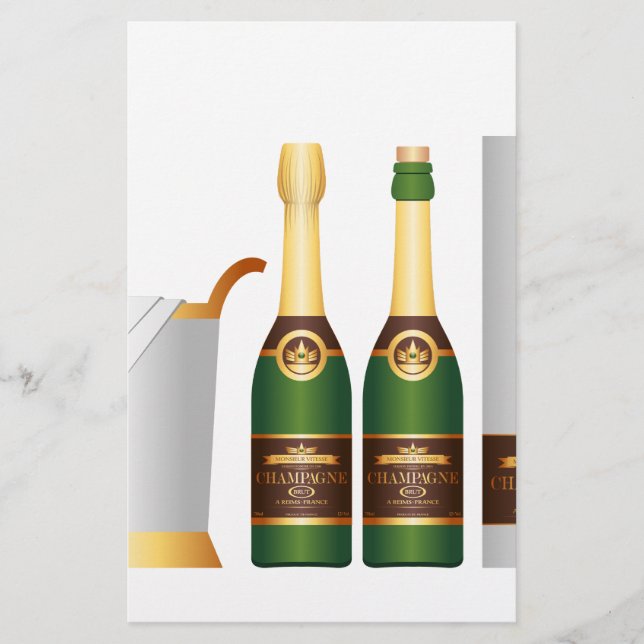 champagneflessen (Voorkant)