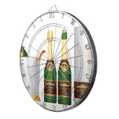 champagneflessen dartbord (Voorkant Rechts)