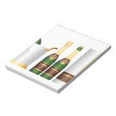 champagneflessen notitieblok (Linkerzijde)