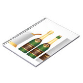 champagneflessen notitieboek (Linkerzijde)