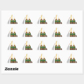 champagneflessen sticker (Vel)