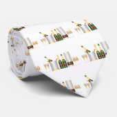 champagneflessen stropdas (Opgerold)