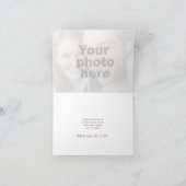 Champagneglas 1e huwelijksjubileum kunstkaart kaart (Binnen)