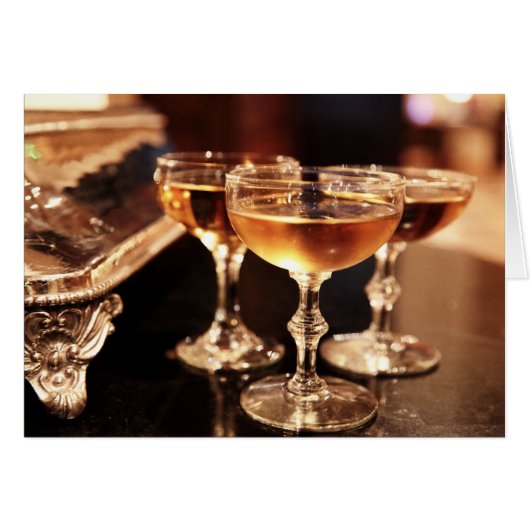 champagneglas gouden toast (Voorkant Horizontaal)