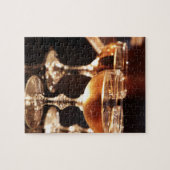 champagneglas gouden toast legpuzzel (Horizontaal)