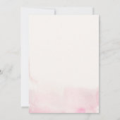 Champagneglas roze vrijgezelle kaart (Achterkant)