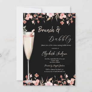 Champagneglas Wilde Bloemen Uitnodiging