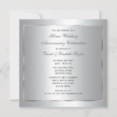 Champagneglazen 25ste huwelijksverjaardag kaart (Achterkant)