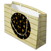 Champagneglazen, cadeautas - groot, glanzend (Achterkant Gekanteld)