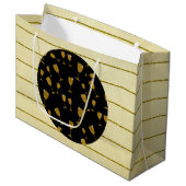 Champagneglazen, cadeautas - groot, glanzend (Voorkant Gekanteld)