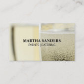 Champagneglazen | Catering Banket Visitekaartje (Voorkant)