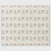 Champagneglazen Happily Ever After Naadloos Cadeaupapier (Vlak)