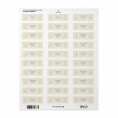 Champagneglazen Huwelijk Etiket (Full Sheet)