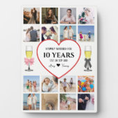 Champagneglazen Huwelijksjubileum Foto Fotoplaat (voorkant)