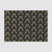 Champagneglazen klinken samen tissuepapier (Voorkant)