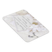 Champagneglazen & ringen Bedankt Trouwgunst Magneet (Rechterzijde)